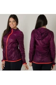 JAQUETA CORTA-VENTO MIZUNO RUN FAST FEMININA - Roxo