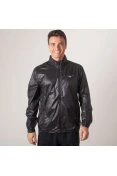 JAQUETA CORTA-VENTO MIZUNO RUN FAST MASCULINA - Preto/prata