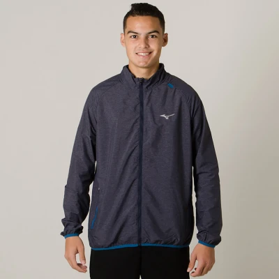 JAQUETA CORTA-VENTO MIZUNO SKY RUN MASCULINA - Azul JAQUETA CORTA-VENTO MIZUNO SKY RUN MASCULINA - Azul