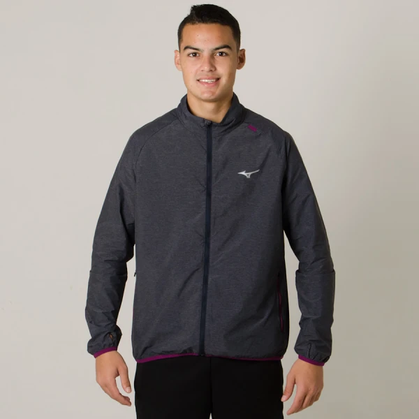 JAQUETA CORTA-VENTO MIZUNO SKY RUN MASCULINA - Grafite JAQUETA CORTA-VENTO MIZUNO SKY RUN MASCULINA - Grafite