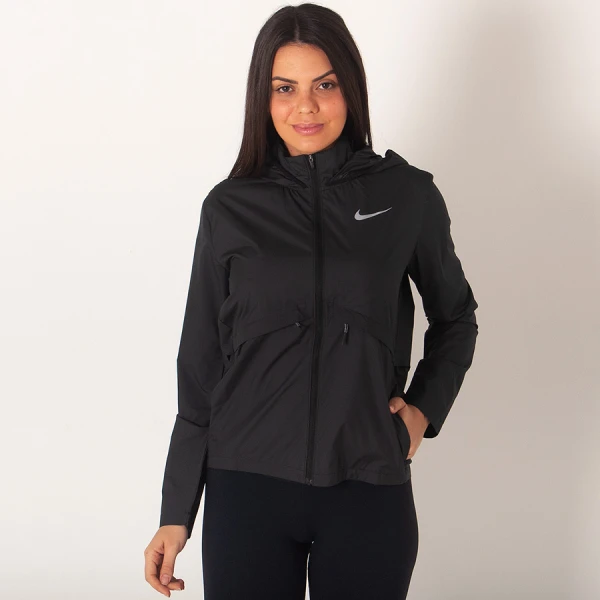 JAQUETA CORTA-VENTO NIKE ESSENTIALS FEMININA - Preto
