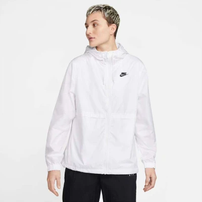 JAQUETA CORTA-VENTO NIKE NIKE W NSW ESSNTL RPL WVN JKT HD FEMININA - Branco