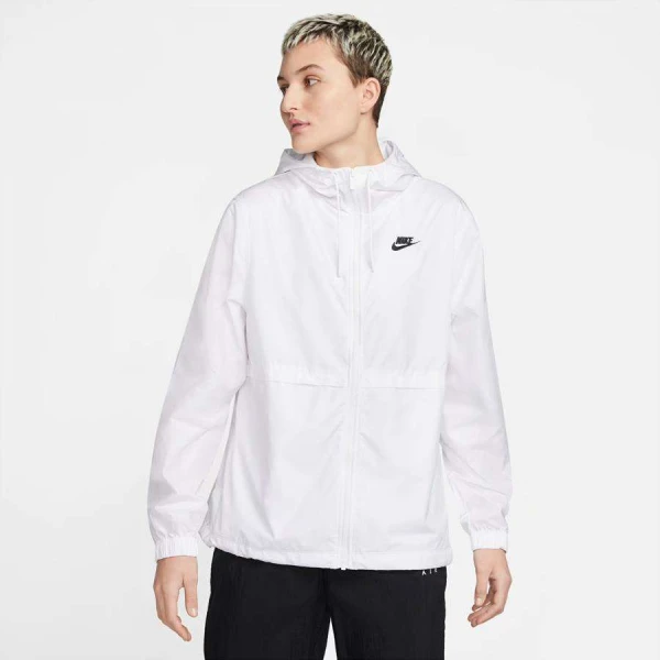 JAQUETA CORTA-VENTO NIKE NIKE W NSW ESSNTL RPL WVN JKT HD FEMININA - Branco