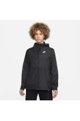 JAQUETA CORTA-VENTO NIKE NIKE W NSW ESSNTL RPL WVN JKT HD FEMININA - Preto