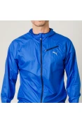 JAQUETA CORTA-VENTO PUMA CORE RUN HOODED MASCULINA - Azul JAQUETA CORTA-VENTO PUMA CORE RUN HOODED MASCULINA - Azul