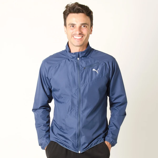 JAQUETA CORTA VENTO PUMA CORE RUN MASCULINA - Marinho