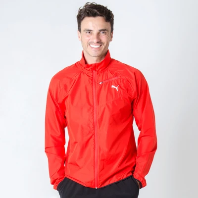 JAQUETA CORTA VENTO PUMA CORE RUN MASCULINA - Vermelho JAQUETA CORTA VENTO PUMA CORE RUN MASCULINA - Vermelho