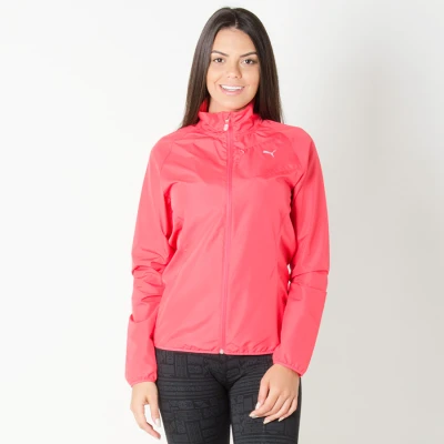 JAQUETA CORTA-VENTO PUMA CORE RUN WIND FEMININA - Rosa