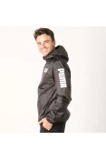 JAQUETA CORTA-VENTO PUMA REBEL WINDBREAKER MASCULINO - Preto JAQUETA CORTA-VENTO PUMA REBEL WINDBREAKER MASCULINO - Preto