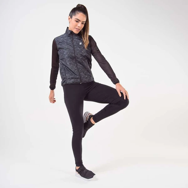 JAQUETA FILA SKIN BLOCKS FEMININA - Preto
