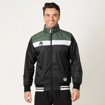 JAQUETA KAPPA AUTHENTIC GARGANO 2.0 MASCULINA - Preto/grafite