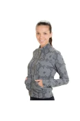 JAQUETA LIVE JACQUARD MESCLA SERPENTE FEMININA - Grafite