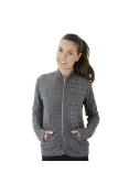 JAQUETA LIVE JACQUARD MESCLA SERPENTE FEMININA - Grafite/preto