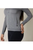 JAQUETA MIZUNO SELENE FEMININA - Cinza JAQUETA MIZUNO SELENE FEMININA - Cinza