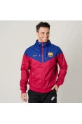 JAQUETA NIKE BARCELONA WRANGLER WOVEN AUTENTHIC COM CAPUZ MASCULINA - Bordo/azul JAQUETA NIKE BARCELONA WRANGLER WOVEN AUTENTHIC COM CAPUZ MASCULINA - Bordo/azul