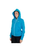 JAQUETA NIKE CLUB FZ HOODY SWOOSH FEMININA - Azul