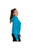 JAQUETA NIKE CLUB FZ HOODY SWOOSH FEMININA - Azul