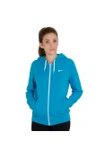 JAQUETA NIKE CLUB FZ HOODY SWOOSH FEMININA - Azul