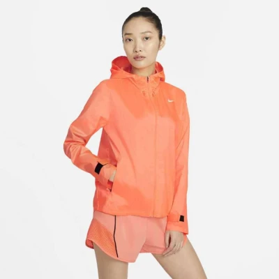 JAQUETA NIKE CORTA-VENTO ESSENTIAL FEMININA - Laranja