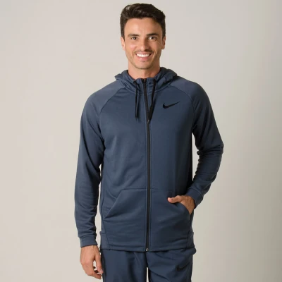 JAQUETA NIKE DRY HOODIE FZ FLEECE MASCULINA - Azul JAQUETA NIKE DRY HOODIE FZ FLEECE MASCULINA - Azul
