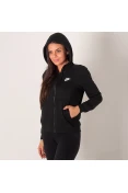 JAQUETA NIKE HOODIE FZ FLC FEMININA - Preto JAQUETA NIKE HOODIE FZ FLC FEMININA - Preto