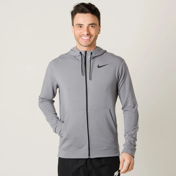 JAQUETA NIKE NK DRY HOODIE FZ DF TRAIN MASCULINA - Grafite