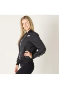 JAQUETA NIKE NSW AV15 WOVEN FEMININA - Preto/branco JAQUETA NIKE NSW AV15 WOVEN FEMININA - Preto/branco