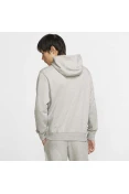 JAQUETA NIKE NSW CLUB HOODIE FZ FT MOLETON MASCULINA - Cinza