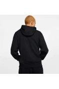 JAQUETA NIKE NSW CLUB HOODIE FZ FT MOLETON MASCULINA - Preto
