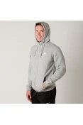 JAQUETA NIKE NSW HOODIE FZ FLC CLUB COM CAPUZ MASCULINA - Cinza JAQUETA NIKE NSW HOODIE FZ FLC CLUB COM CAPUZ MASCULINA - Cinza