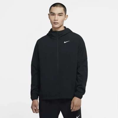 JAQUETA NIKE RUN STRIPE WOVEN MASCULINA - Preto