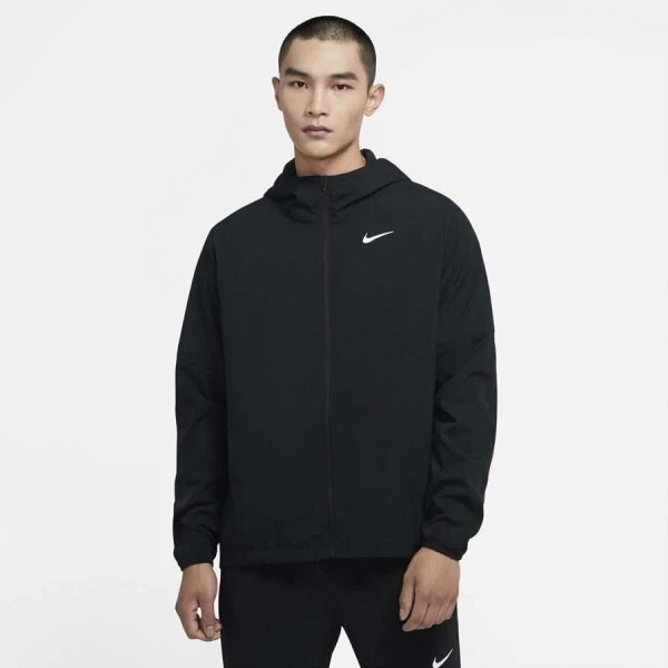 JAQUETA NIKE RUN STRIPE WOVEN MASCULINA - Preto
