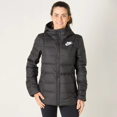 JAQUETA NIKE SPORTSWEAR DOWN FILL FEMININA - Preto/branco