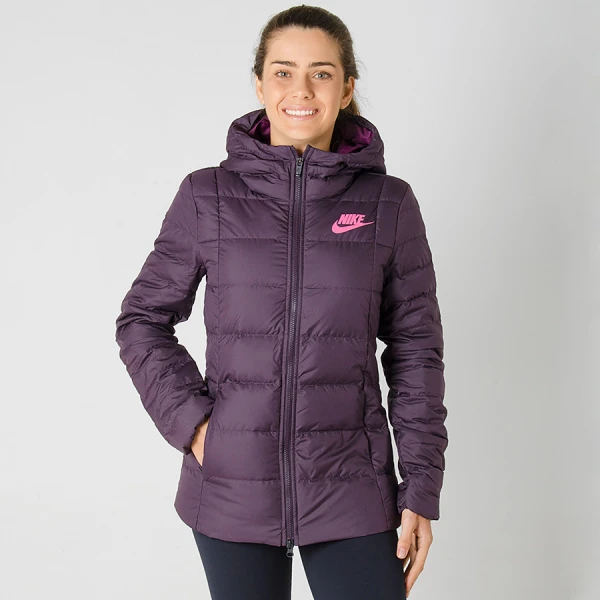 JAQUETA NIKE SPORTSWEAR DOWN FILL FEMININA - Roxo/rosa
