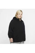 JAQUETA NIKE SPORTSWEAR ESSENTIAL PLUS SIZE FEMININA - Preto