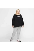 JAQUETA NIKE SPORTSWEAR ESSENTIAL PLUS SIZE FEMININA - Preto