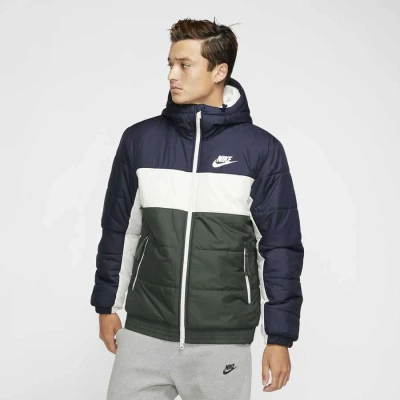 JAQUETA NIKE SPORTSWEAR SYN FILL MASCULINA - Marinho/verde
