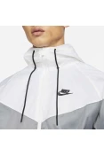 JAQUETA NIKE SPORTSWEAR WINDRUNNER MASCULINA - Branco/cinza