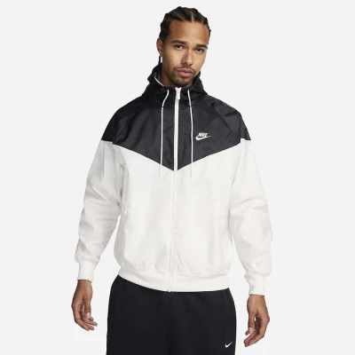 JAQUETA NIKE SPORTSWEAR WINDRUNNER MASCULINA - Branco/preto JAQUETA NIKE SPORTSWEAR WINDRUNNER MASCULINA - Branco/preto