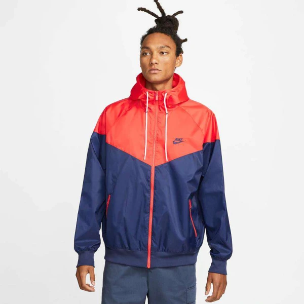 JAQUETA NIKE SPORTSWEAR WINDRUNNER MASCULINA - Marinho/vermelho