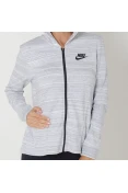 JAQUETA NIKE SPORTWEAR ADVANCE 15 COM CAPUZ FEMININA - Branco/preto JAQUETA NIKE SPORTWEAR ADVANCE 15 COM CAPUZ FEMININA - Branco/preto