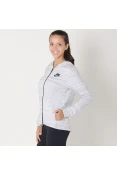 JAQUETA NIKE SPORTWEAR ADVANCE 15 COM CAPUZ FEMININA - Branco/preto JAQUETA NIKE SPORTWEAR ADVANCE 15 COM CAPUZ FEMININA - Branco/preto