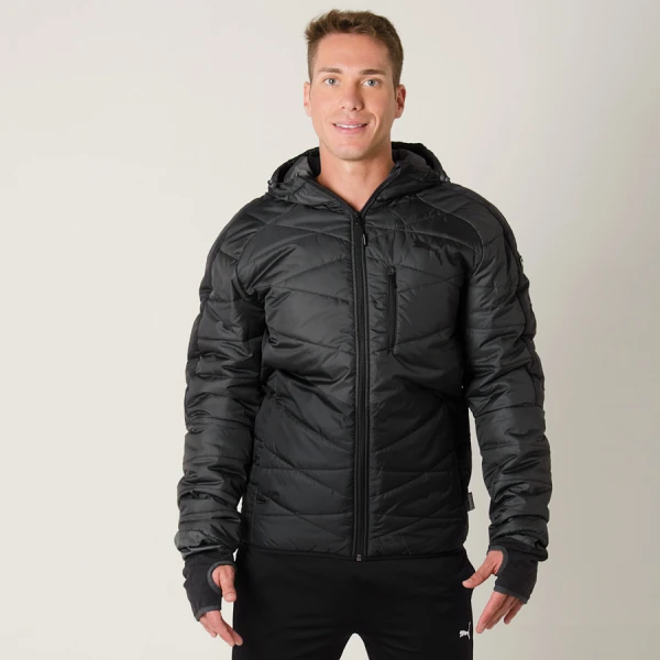 JAQUETA PUMA ACTIVE NORWAY COM CAPUZ MASCULINA - Chumbo JAQUETA PUMA ACTIVE NORWAY COM CAPUZ MASCULINA - Chumbo