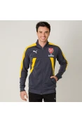 JAQUETA PUMA AFC STADIUM ARSENAL MASCULINA - Chumbo/amarelo