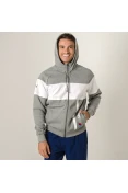 JAQUETA PUMA BMW MMS HOODED SWEAT MASCULINA - Cinza/branco JAQUETA PUMA BMW MMS HOODED SWEAT MASCULINA - Cinza/branco