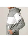 JAQUETA PUMA BMW MMS HOODED SWEAT MASCULINA - Cinza/branco JAQUETA PUMA BMW MMS HOODED SWEAT MASCULINA - Cinza/branco