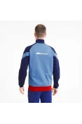 JAQUETA PUMA BMW SWEAT MASCULINA - Azul/vermelho