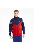 JAQUETA PUMA BMW SWEAT MASCULINA - Azul/vermelho