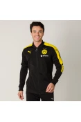 JAQUETA PUMA BVB STADIUM BORUSSIA DORTMUND MASCULINA - Preto/amarelo