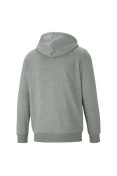 JAQUETA PUMA COM CAPUZ ESSENTIALS SMALL LOGO FZ HOODIE FL MASCULINA - Cinza